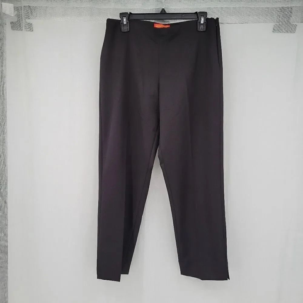 Krazy Larry Black cropped Trouser, Women's size 6